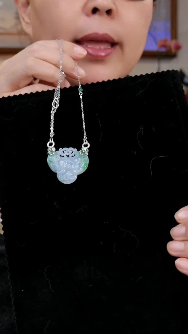 颈饰未镶嵌翡翠国风