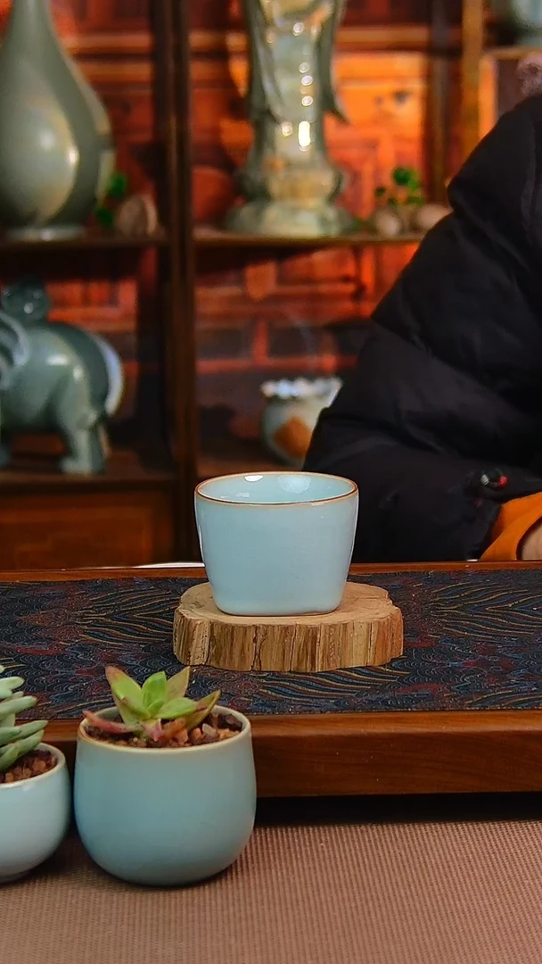 【闪购商品】婷婷专属闪购原矿原釉汝瓷福利杯4