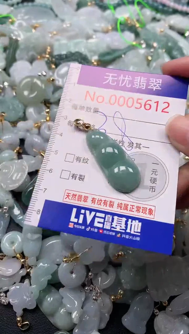 吊坠(不含链)未镶嵌翡翠5612