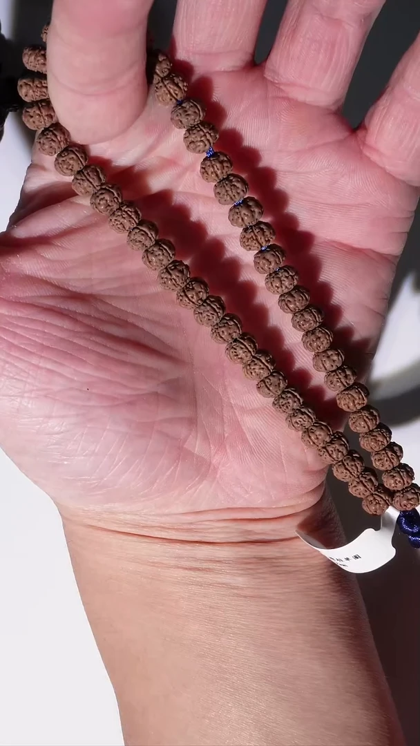 金刚菩提手串7mm孔道黄-老树王原桩单圈