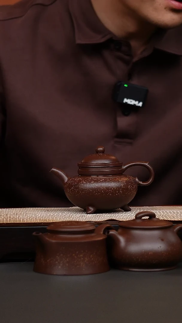 茶壶紫砂用****5紫泥铺砂古卣傲雪