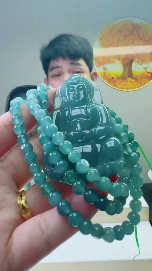 颈饰未镶嵌翡翠天然A货翡翠  多样性随机发其一