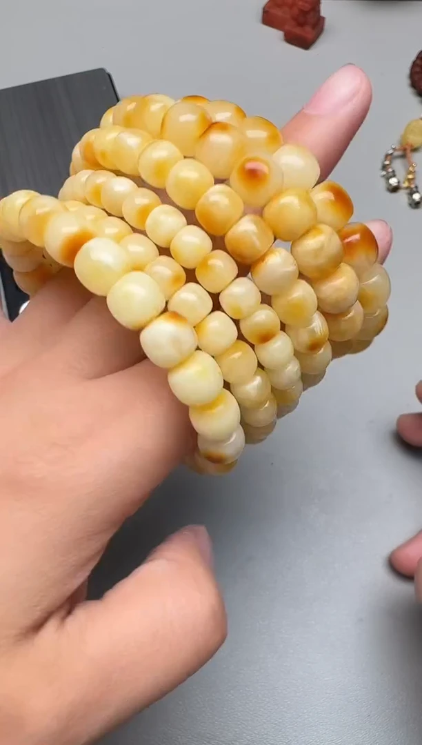 裸石蜜蜡未镶嵌蜜蜡手串