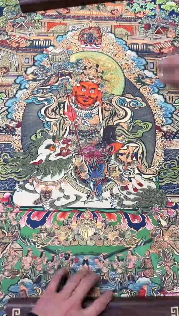 卷轴画老三的唐卡tk16