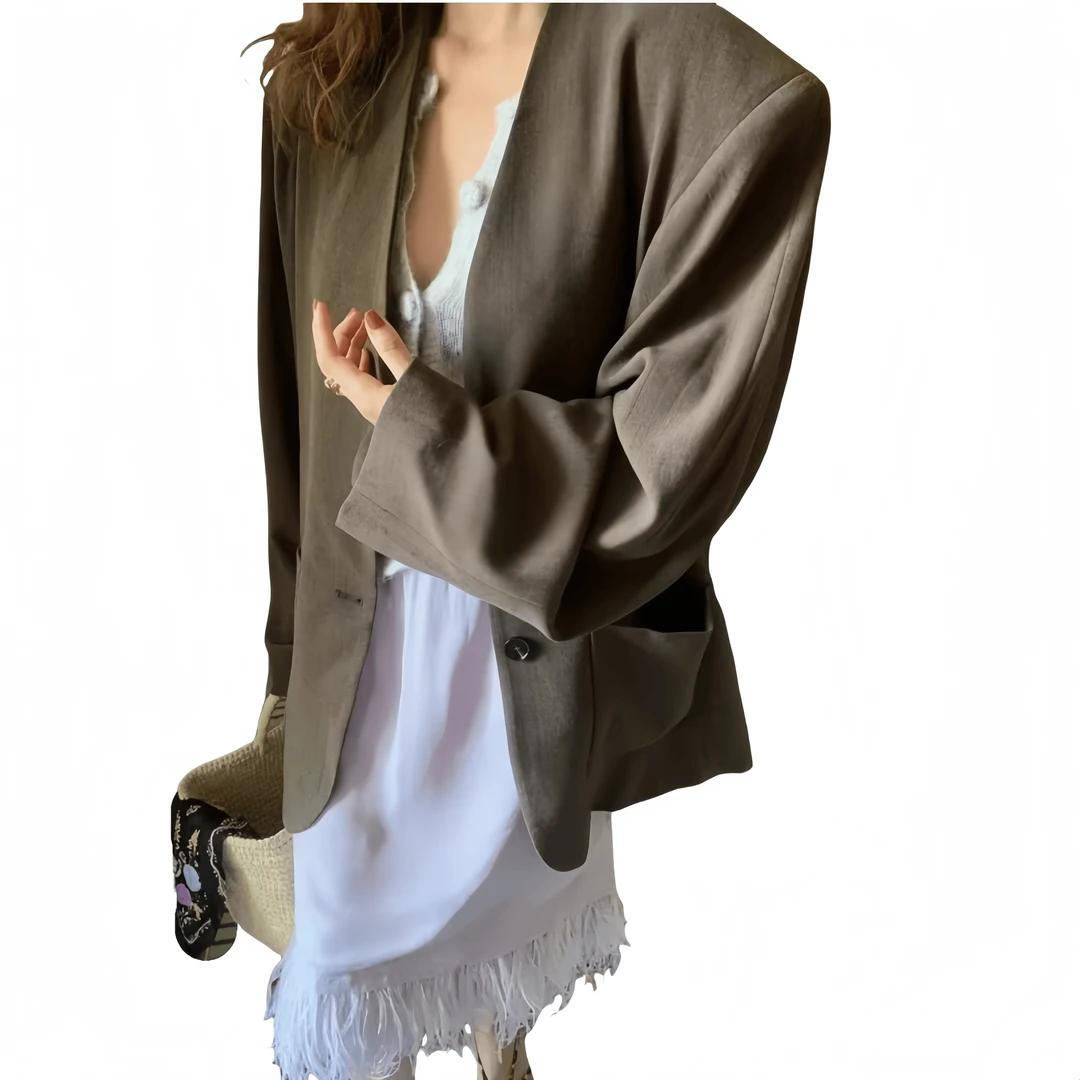 「主播推荐秋季新款」61350款西装外套