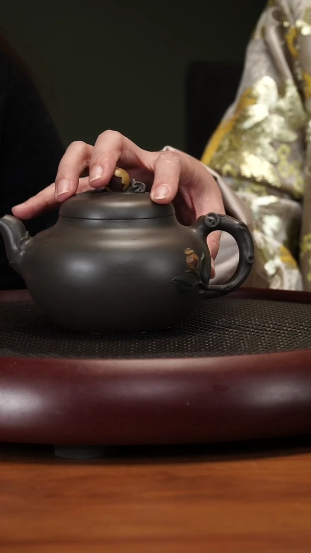 【闪购商品】紫砂茶壶3-60JYH石榴天青泥450cc