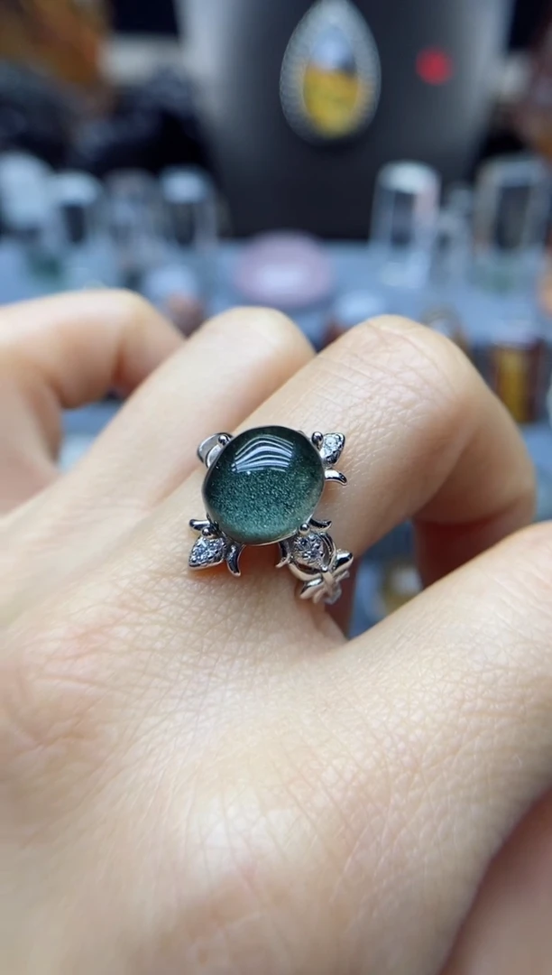 【闪购商品】水晶戒指银S925镶嵌水晶水晶