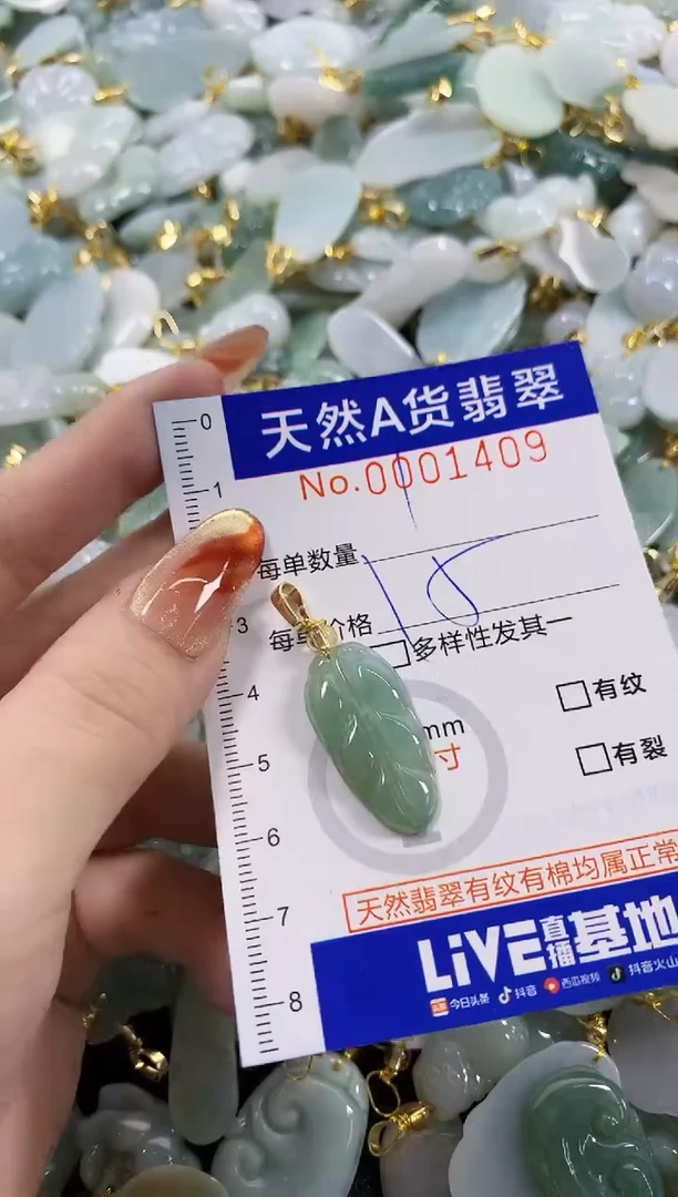 颈饰未镶嵌翡翠天然A货翡翠