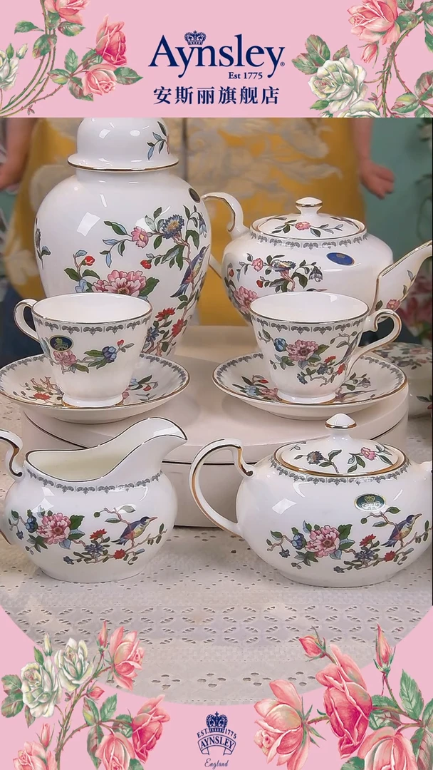 【闪购商品】新骨瓷雀鸟一套