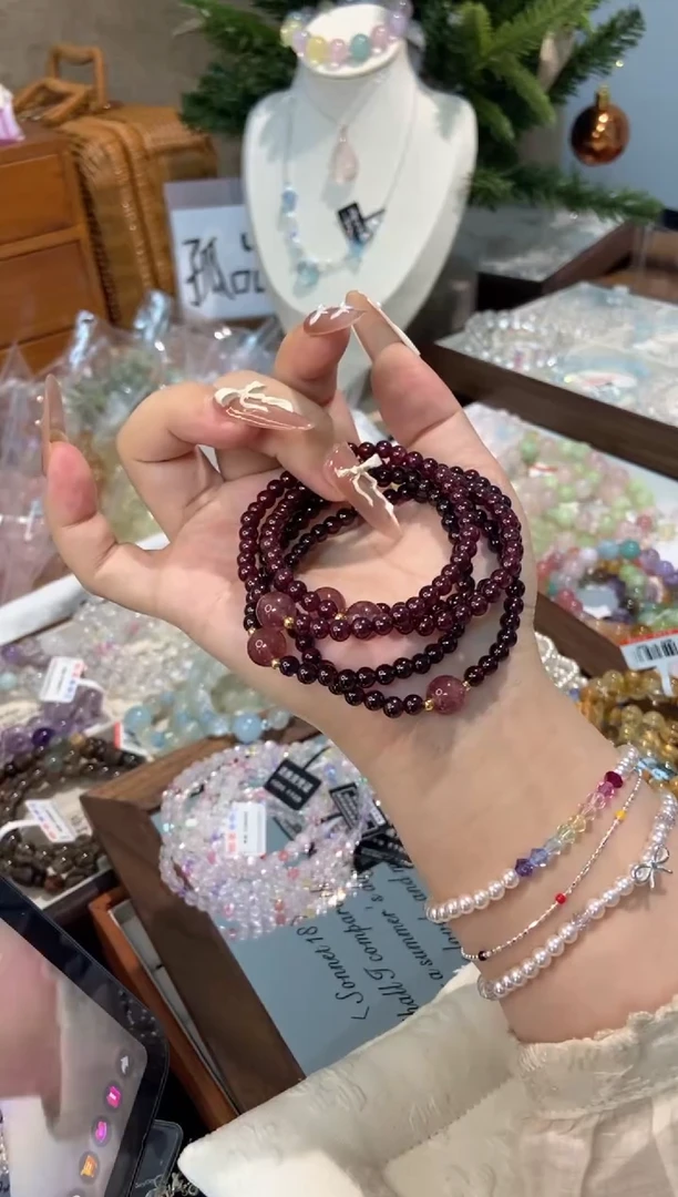 未镶嵌手串水晶孤品捡漏均匀瑕疵介意勿拍