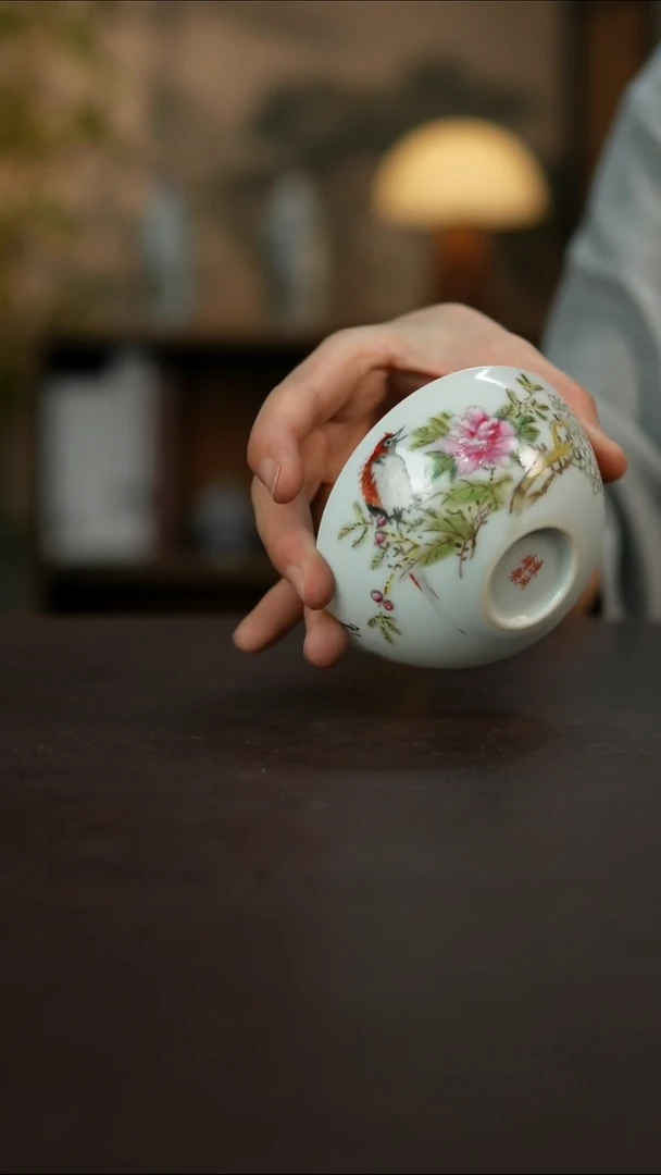 杯景德镇陶瓷杯碗柴烧多人