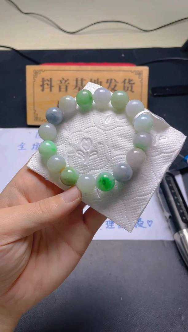 未镶嵌定制翡翠珠串