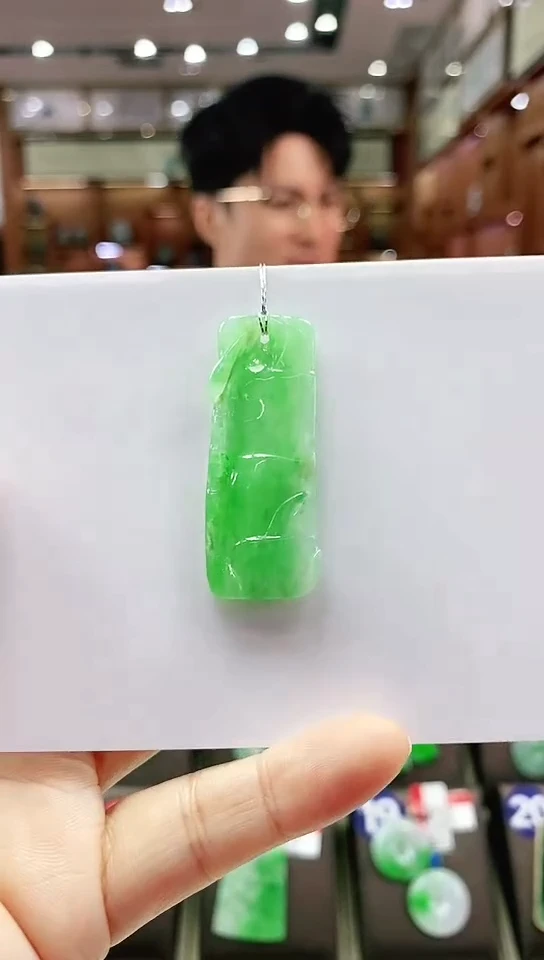 颈饰未镶嵌翡翠竹节