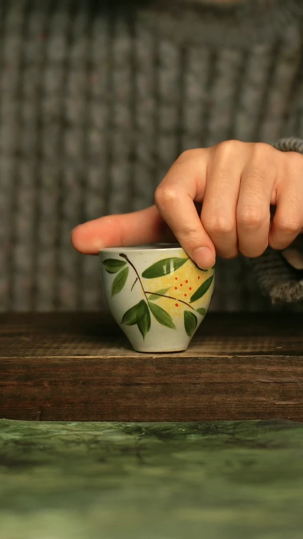 瓷器青诗集手工手绘瓷器