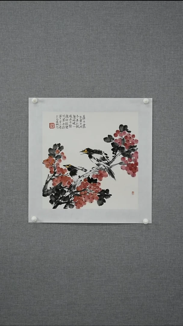 【闪购商品】绘画黄栩-花鸟-1平尺-05