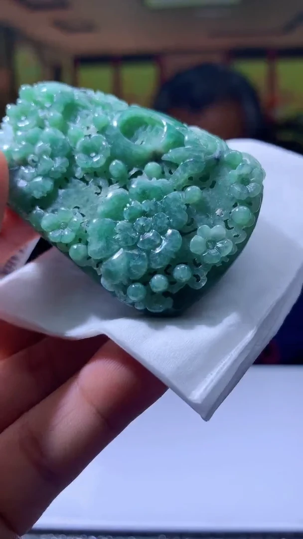 【闪购商品】定制翡翠未镶嵌1091hn-毛货挂件19