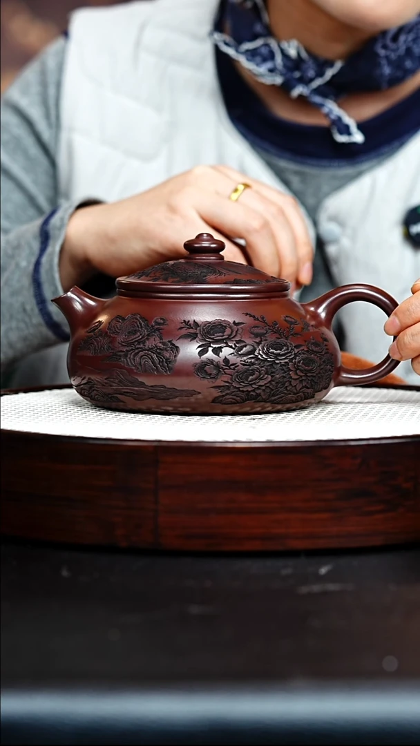 茶壶紫砂宜兴紫砂 大寒江
