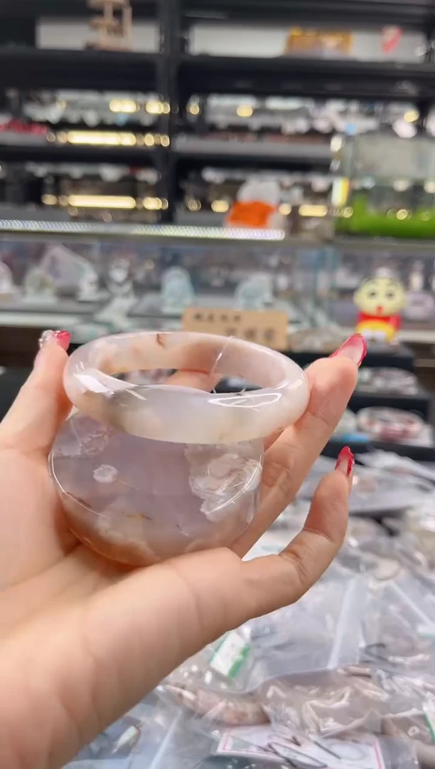 未镶嵌手镯石英质玉63圈口 （赠品镯心）3889335
