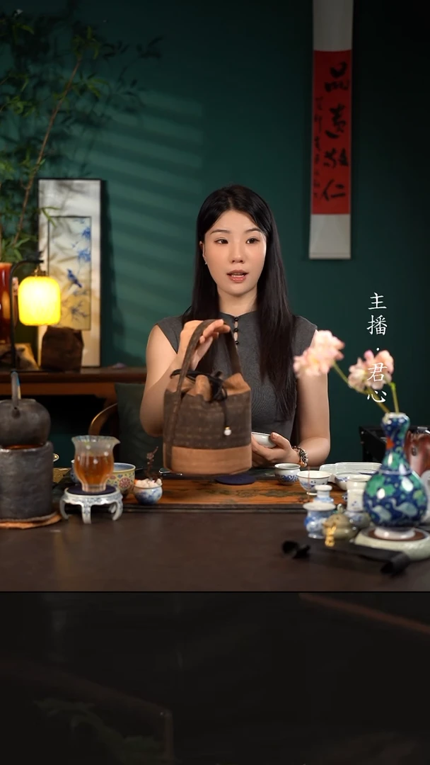 陶瓷周边慢蓝发财桶 麦田