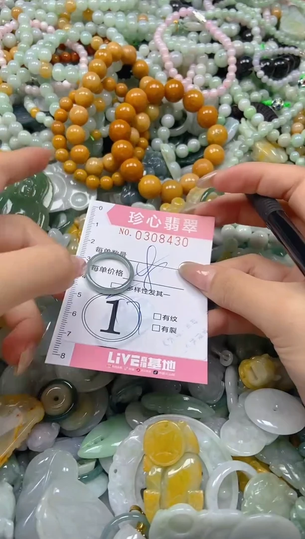 翡翠未镶嵌颈饰闪购0308430