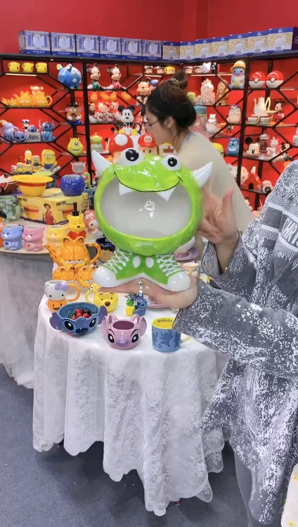 【闪购商品】.@@小怪兽玄关摆件收纳