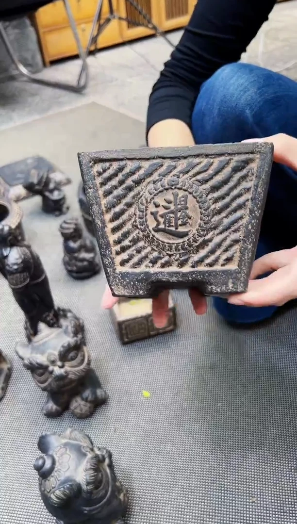 陶土【火山泥】日进斗金盆