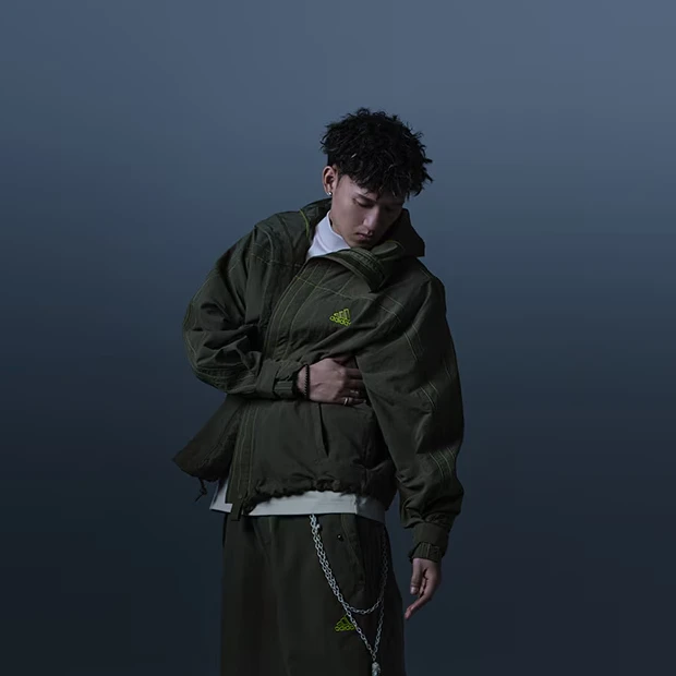 adidas/阿迪达斯GALI同款时尚运动户外休闲拉链连帽夹克JD5420