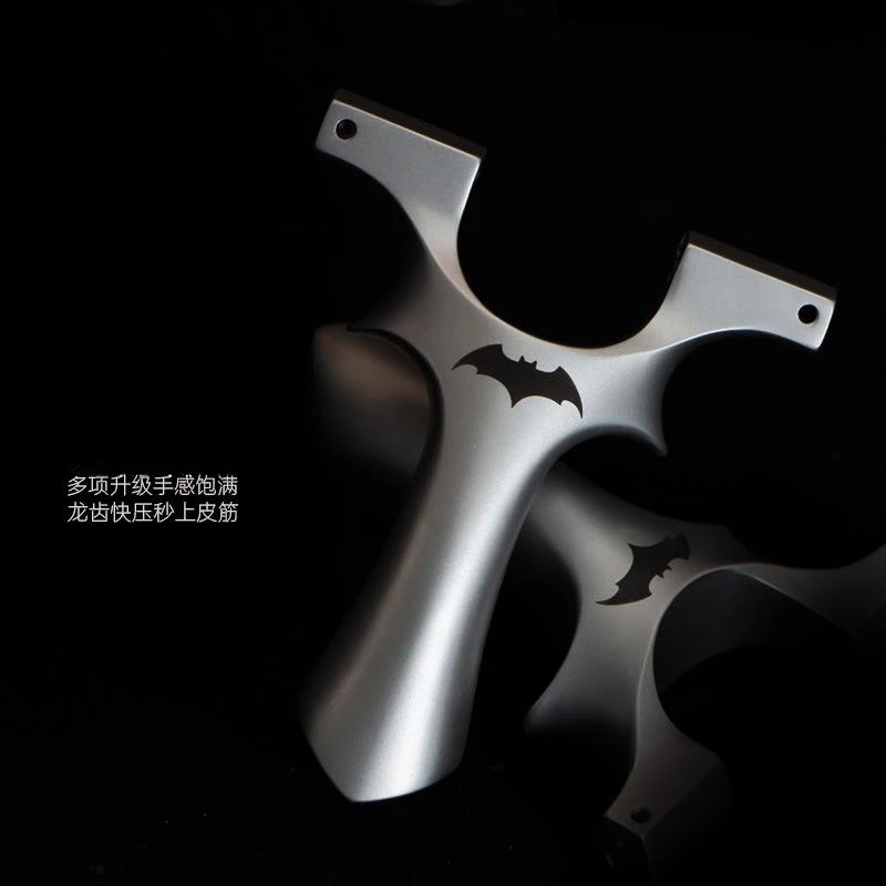9025不锈钢蝙蝠钛合金龙齿弹弓成年人弹弓成年人专用高精度专业