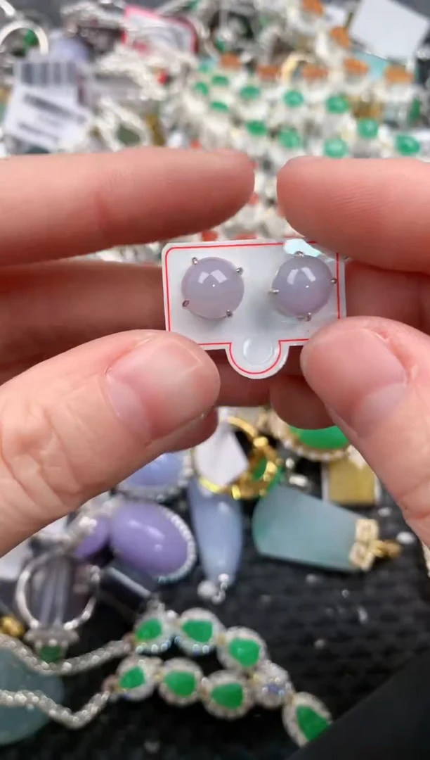 银S925镶嵌戒指翡翠1212---8