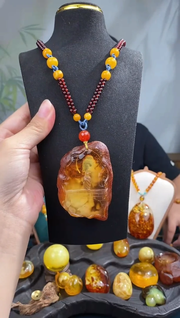 裸石琥珀未镶嵌基地发货 一物一证 顺丰包邮