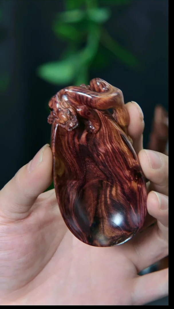 【闪购商品】黄花梨/降香黄檀把件海南黄花梨笔洗