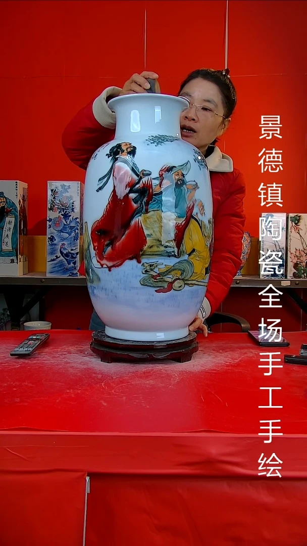 摆件陶瓷景德镇陶瓷 全场手工手绘