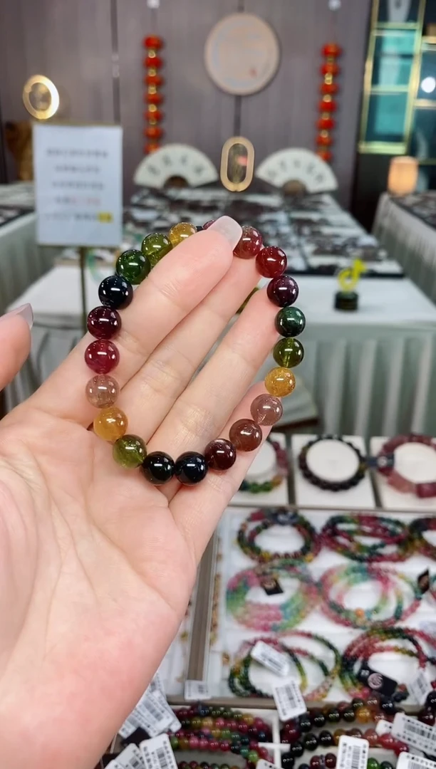 碧玺单圈手串未镶嵌碧玺（多样性发一条）hon