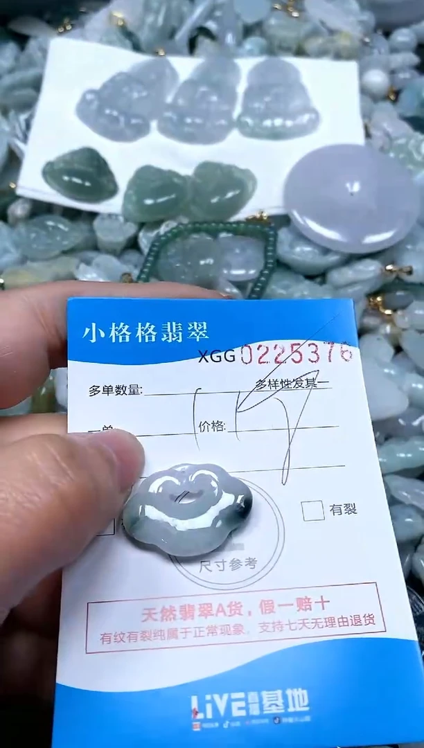 【闪购商品】翡翠颈饰未镶嵌闪购商品0225376