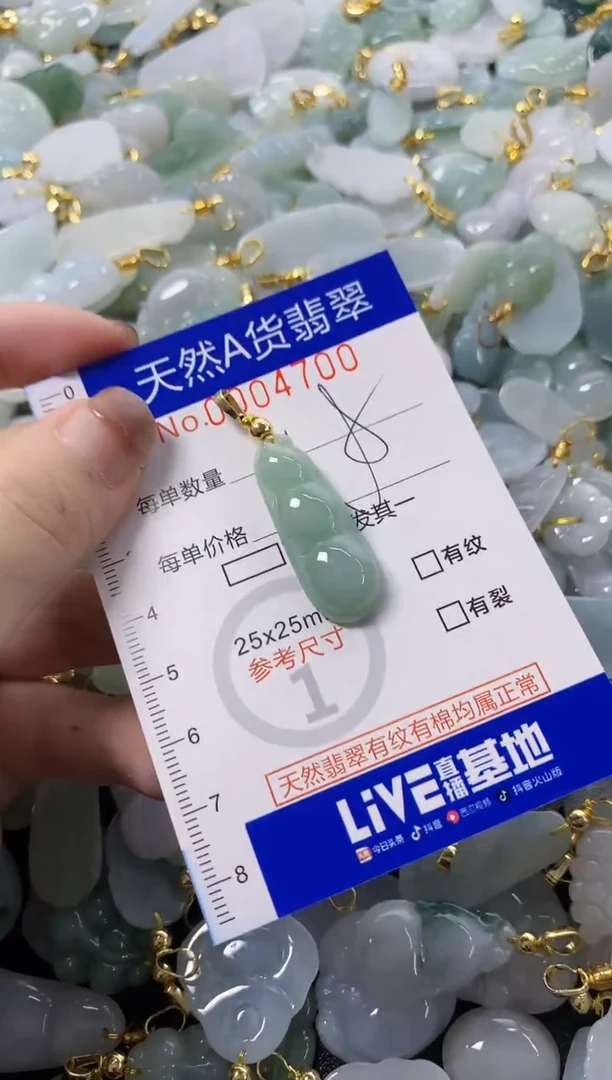 颈饰未镶嵌翡翠天然A货翡翠