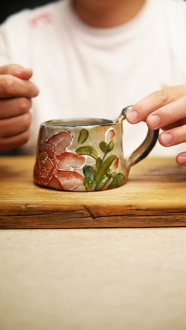 @@陶园瓷舍@@纯手工手绘@高温釉下彩