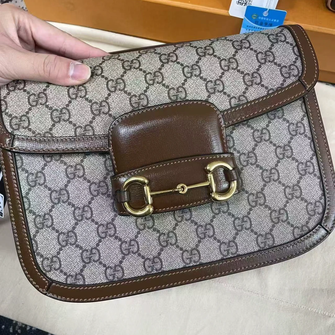 99新 GUCCI/古驰 1955马鞍包中号