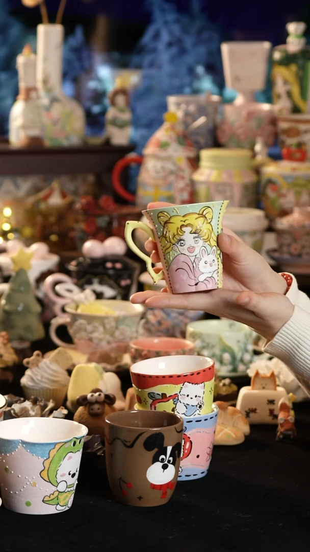 其他陶景德镇釉下彩手绘设计师款陶瓷