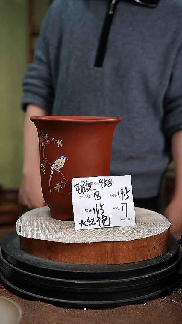 【闪购商品】紫砂花盆紫砂花盆958瑕