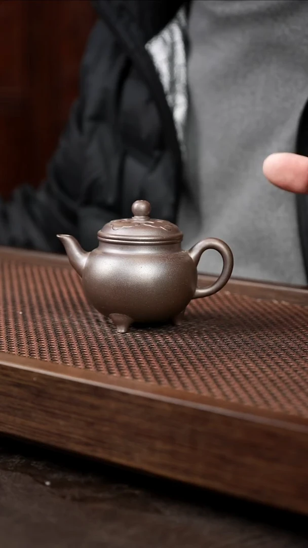 茶壶紫砂岩中泥大彬如意 小