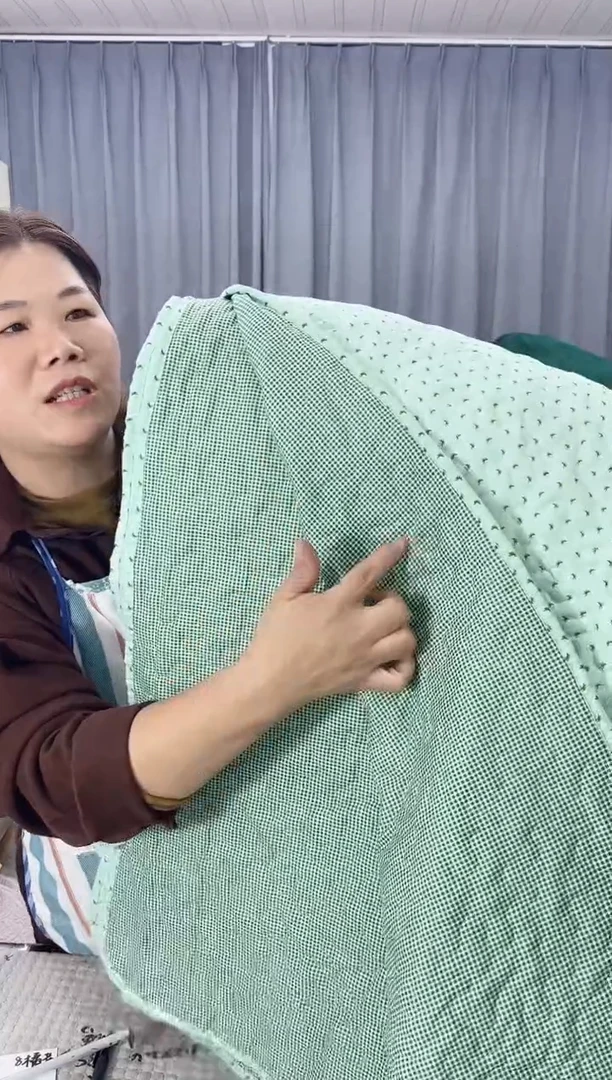 棉2.3*2.5绿花水洗棉