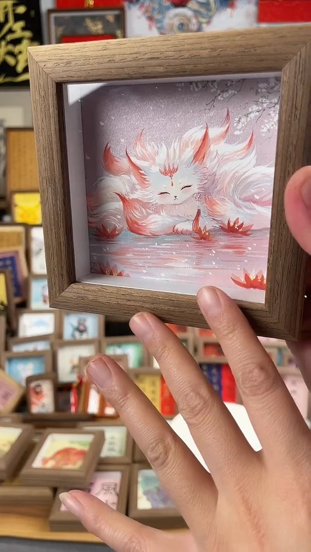 国画纯手绘书法绘画作品