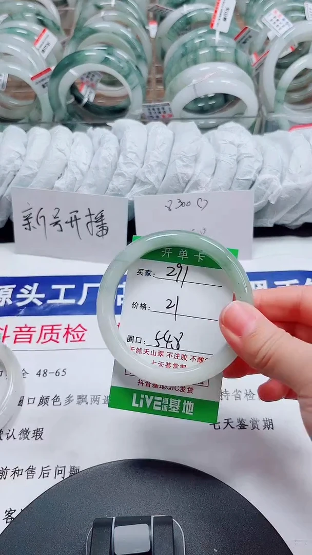 未镶嵌手镯石英质玉291-54/55