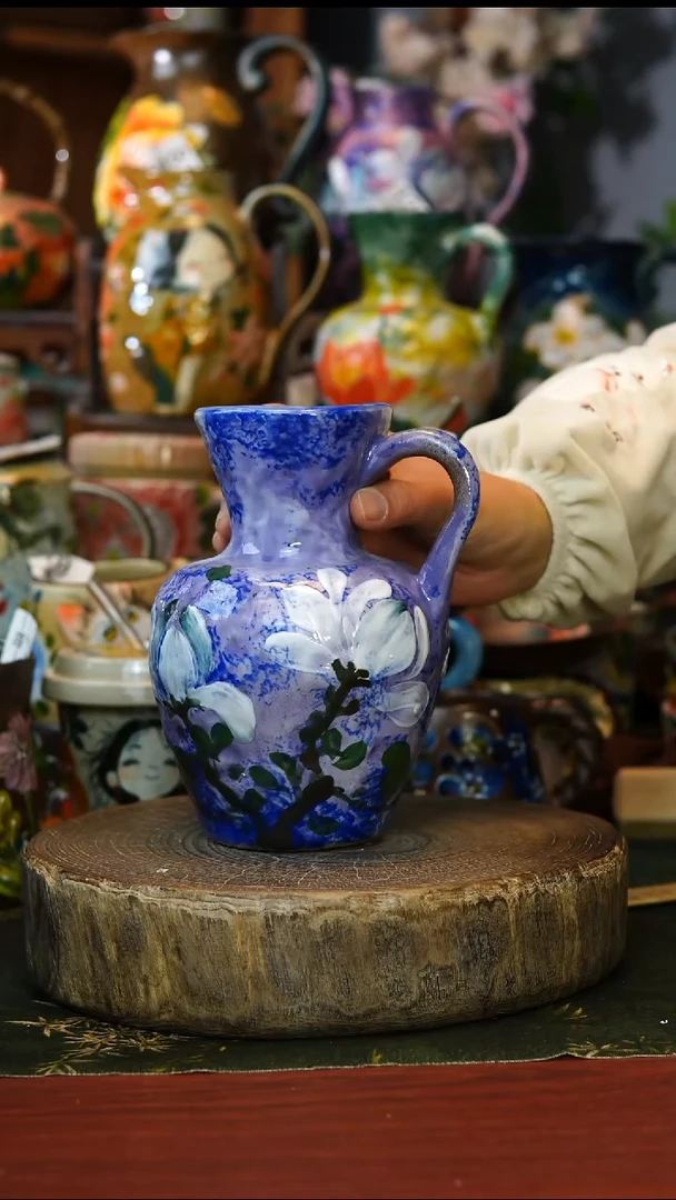 陶瓷123景德镇手工手绘釉下彩