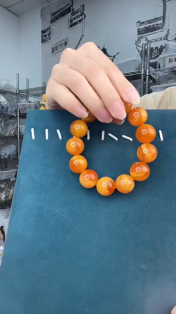 裸石琥珀未镶嵌A2176天然蜜蜡18MM