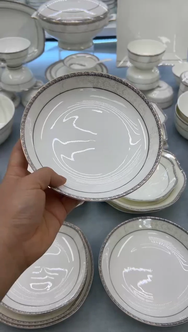 骨瓷玲珑7饭2个