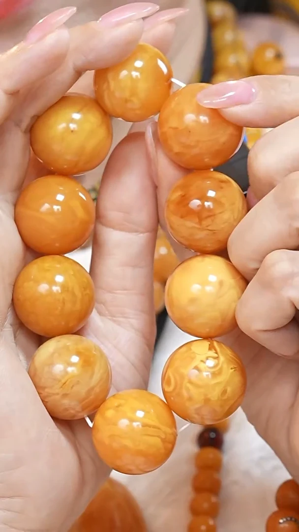蜜蜡颈饰未镶嵌5037天然蜜蜡珠宝奇石云端妖孽全部保真