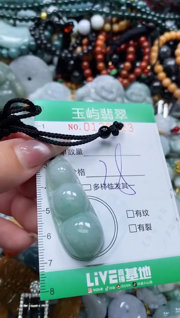 翡翠未镶嵌颈饰闪购0138823