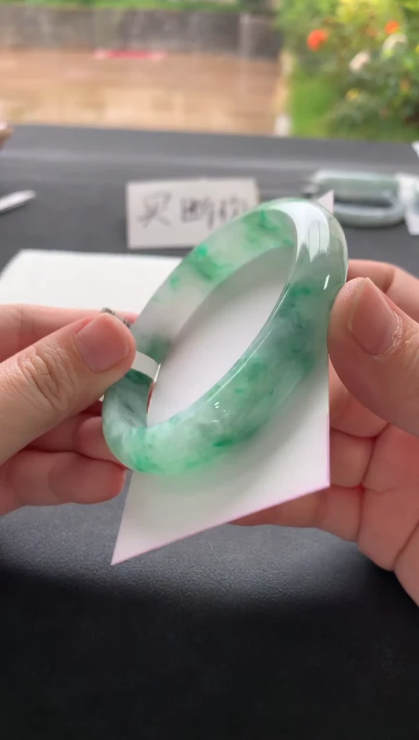 翡翠手镯未镶嵌60正圈Y1909买断