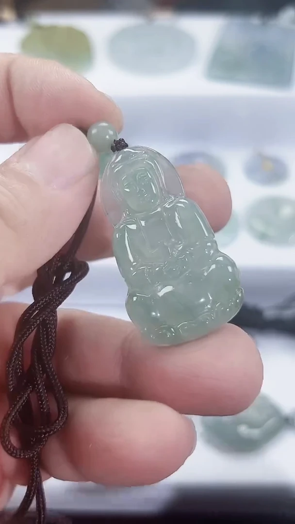 颈饰未镶嵌翡翠天然缅甸A货翡翠